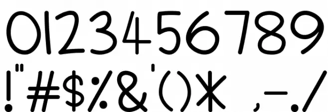 Yop_Pekabor Font OTHER CHARS