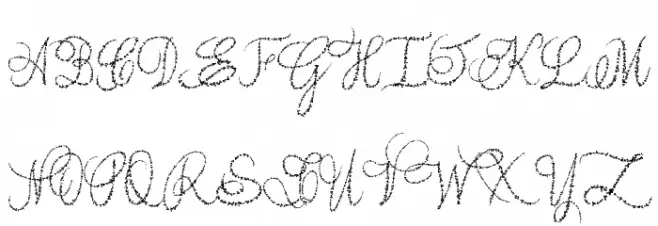 Yore script フォント 大文字