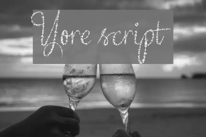 Yore script Font examples
