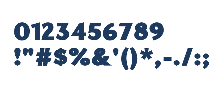 YorkieDEMO-ExtraBold Other Characters
