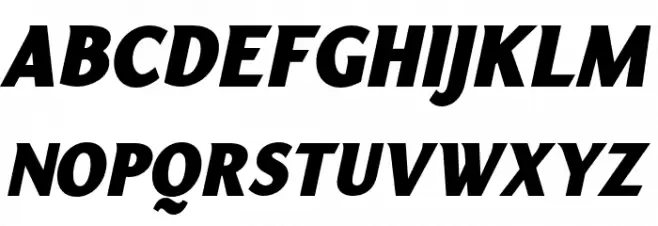 YorkieDEMO-ExtraBoldItalic Schriftart Groß