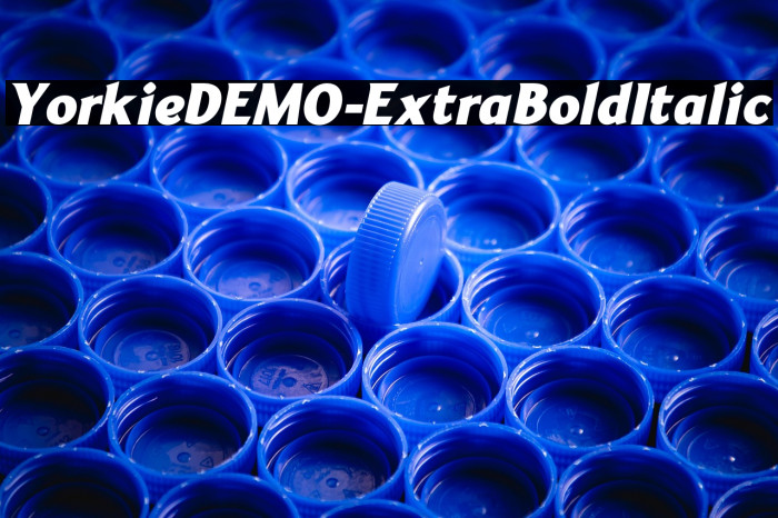 YorkieDEMO-ExtraBoldItalic Example 2