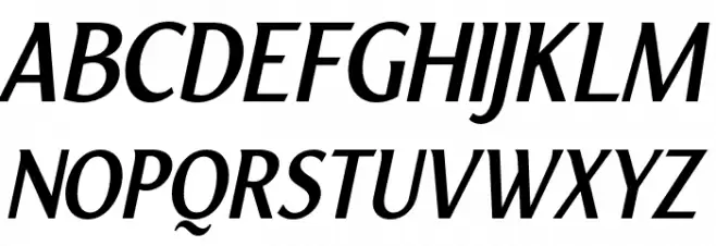 YorkieDEMO-Italic 字体 大写
