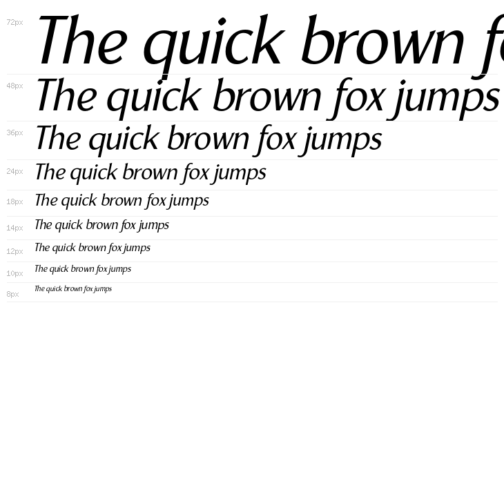 YorkieDEMO-LightItalic Waterfall