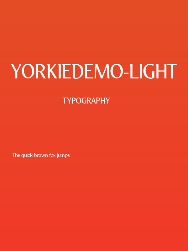 YorkieDEMO-Light Poster