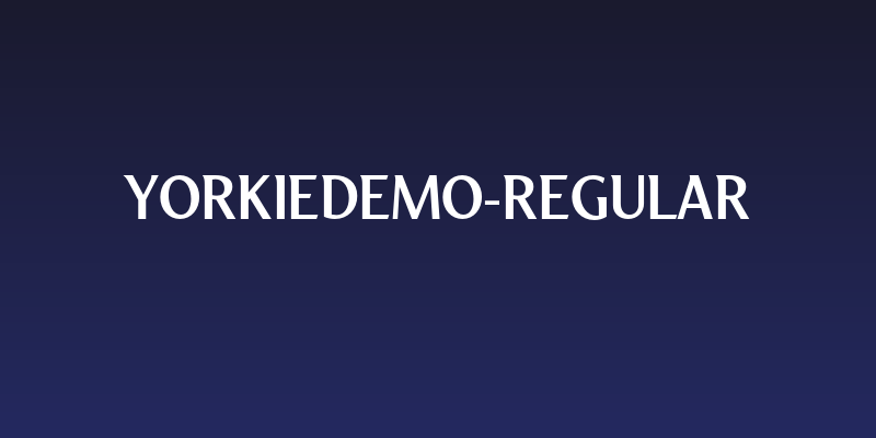 YorkieDEMO-Regular Social Header