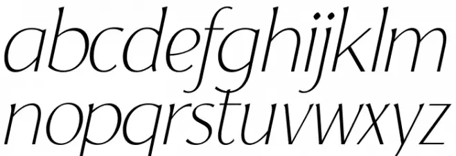 YorkieDEMO-ThinItalic Fuentes MINÚSCULAS