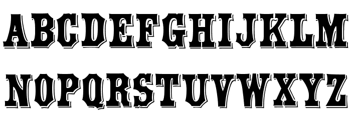 Yorktown Font LOWERCASE