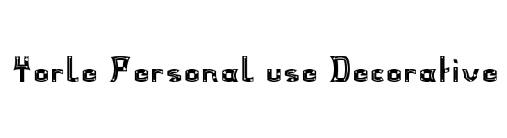 Yorle Personal use Decorative  Frei Schriftart Herunterladen