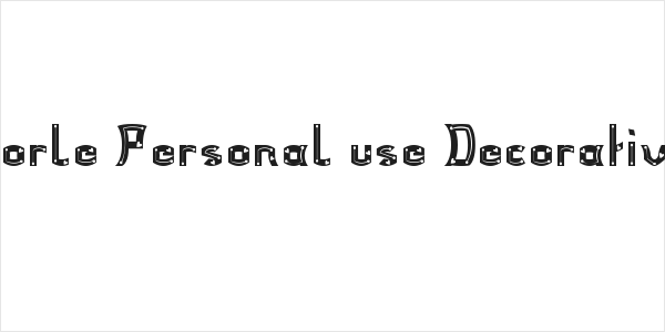 Yorle Personal use Decorative Logo