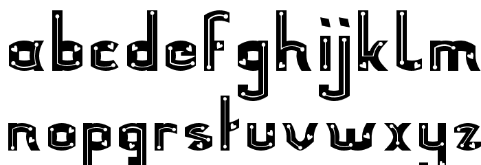 Yorle Personal use Decorative Font LOWERCASE