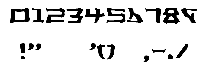 Yorstat フォント その他の文字