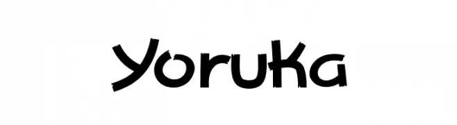 Yoruka  フリーフォントのダウンロード