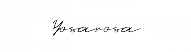 Yosarosa  Frei Schriftart Herunterladen