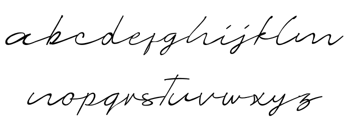 Yosarosa Font LOWERCASE
