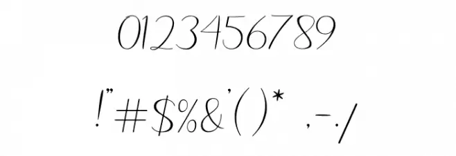 Yosephine Font OTHER CHARS