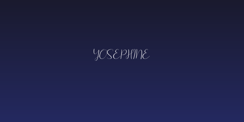 Yosephine Social Header
