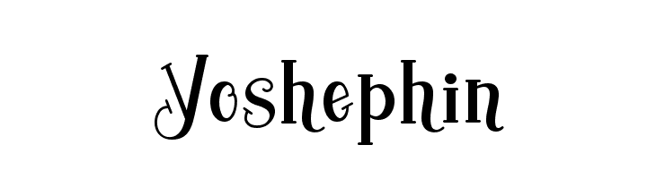 Yoshephin  Frei Schriftart Herunterladen