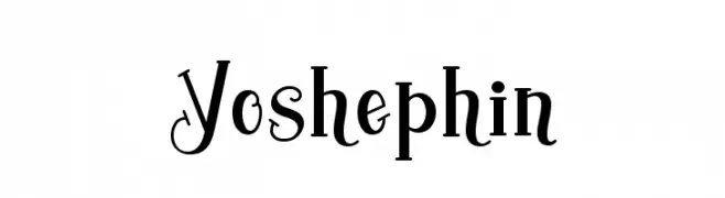 Yoshephin  नि: शुल्क फ़ॉन्ट्स डाउनलोड