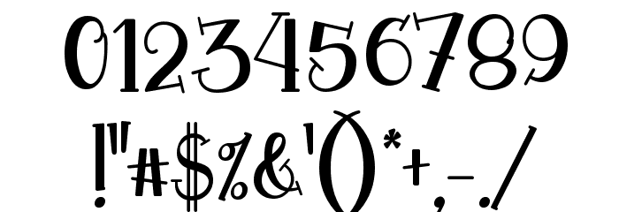 Yoshephin Font OTHER CHARS