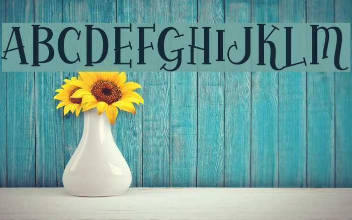 Yoshephin Font examples