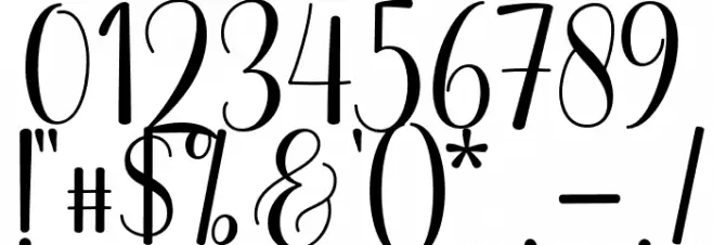 Yoshieka Font OTHER CHARS