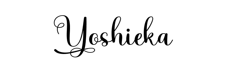 Yoshieka  免费字体下载