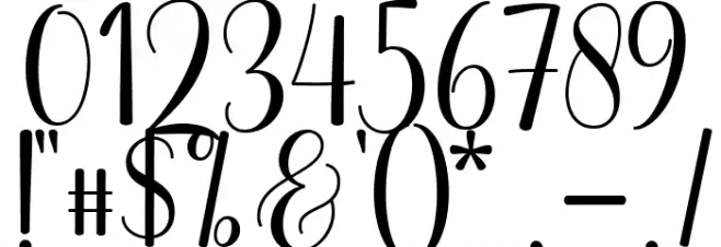 Yoshieka Font OTHER CHARS