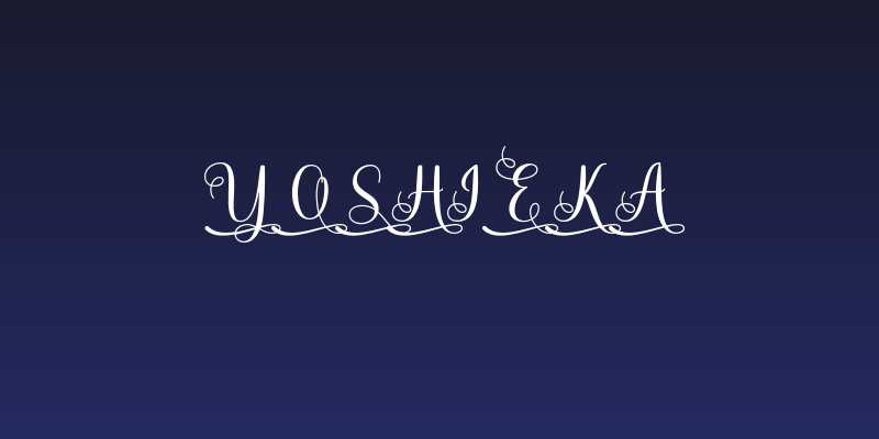 Yoshieka Social Header