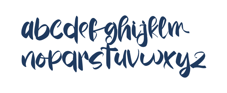 YoshinoyaRegular Lowercase