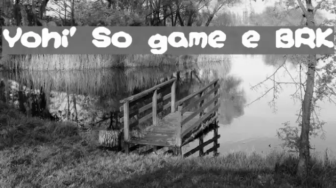 Yoshi's Story [game text] [BRK] फ़ॉन्ट examples