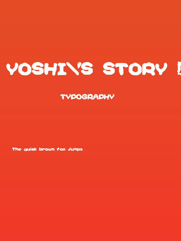 Yoshi's Story [game text] [BRK] Poster