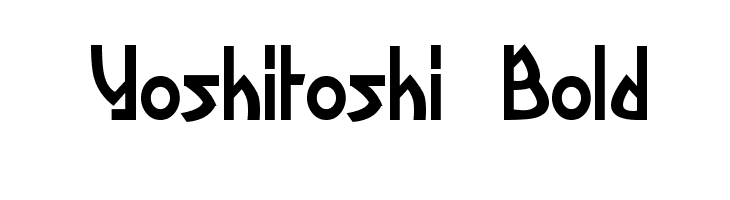 Yoshitoshi Bold  免费字体下载