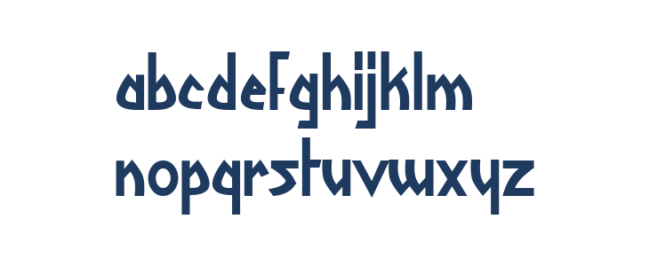 Yoshitoshi Bold Lowercase