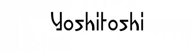 Yoshitoshi  नि: शुल्क फ़ॉन्ट्स डाउनलोड