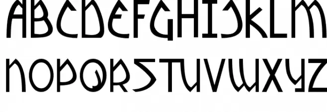 Yoshitoshi フォント 大文字