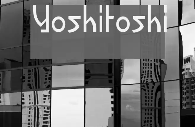 Yoshitoshi Font examples