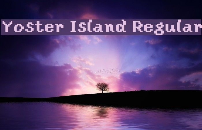 Yoster Island Regular Font examples