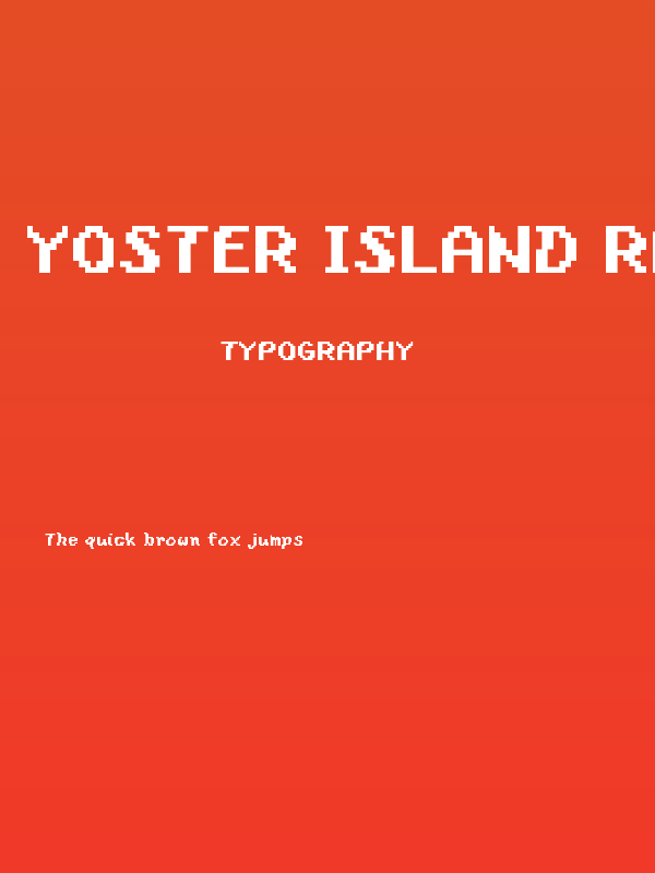Yoster Island Regular Poster
