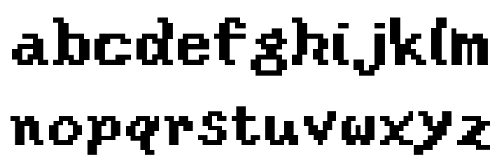 Yoster Island Regular Font LOWERCASE