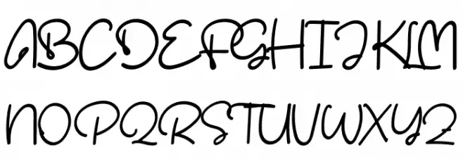 You Are My Sunshine Schriftart Groß