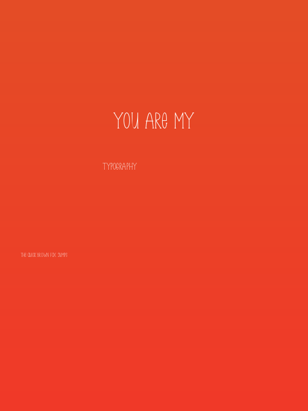 You Are My Poster