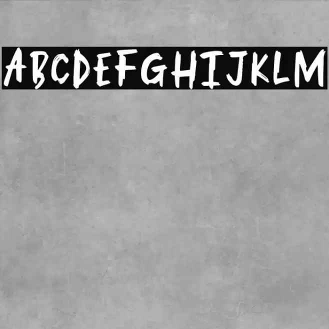 You Are Scared 字体 examples