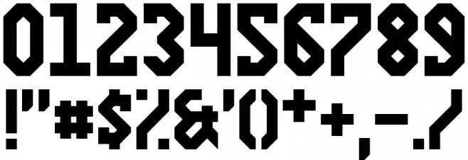 You Can't Kill Old School Regular Font OTHER CHARS