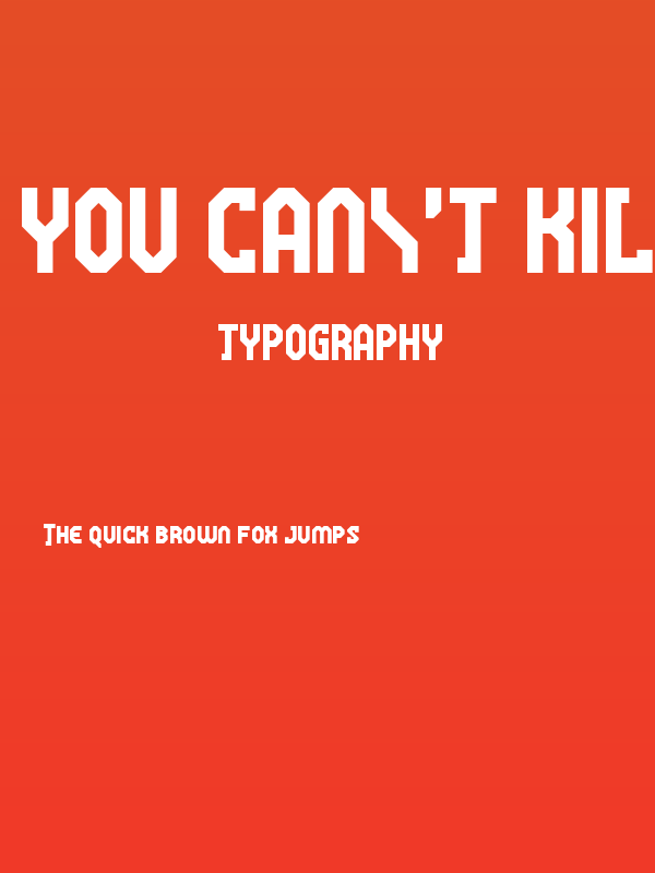 You Can't Kill Old School Regular Poster