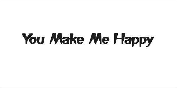 You Make Me Happy Logo