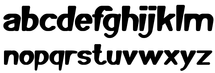 You Make Me Happy Font LOWERCASE