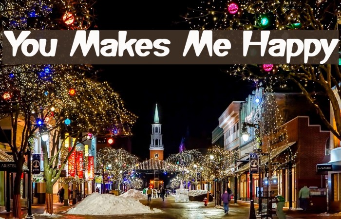 You Makes Me Happy Example 2