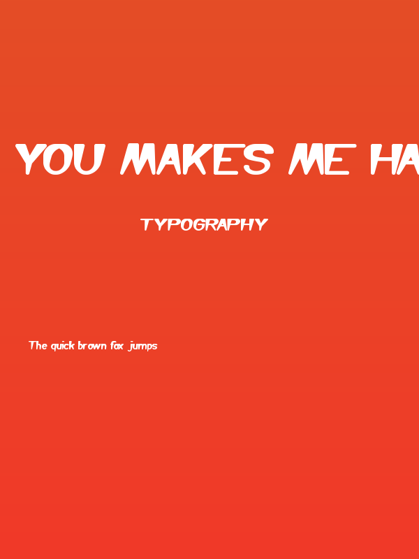 You Makes Me Happy Poster