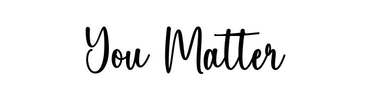You Matter font caratteri gratis